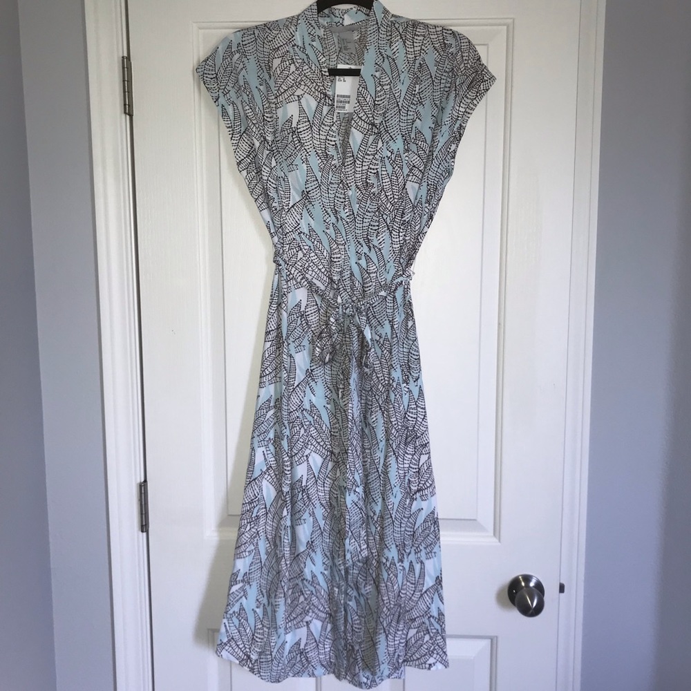 vintage-style button up dress from H&M - 6